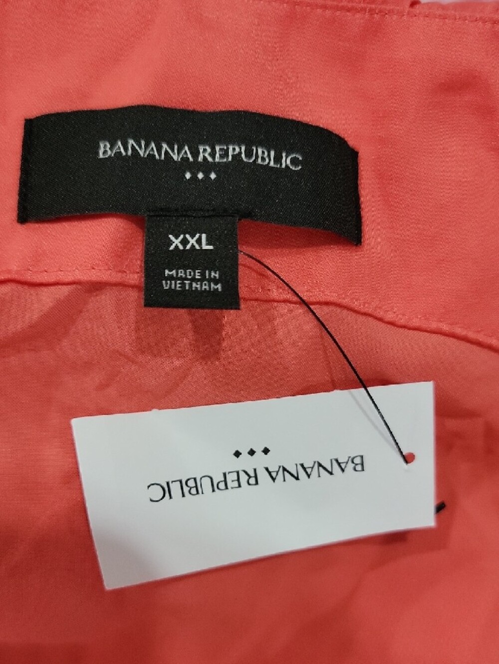 Banana Republic Coral Pleated Maxi Dress - Picture 8 of 9